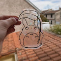 Suncatcher stickers Totoro