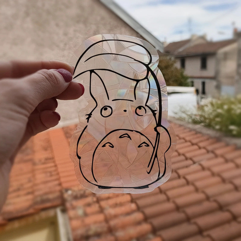 Suncatcher stickers Totoro
