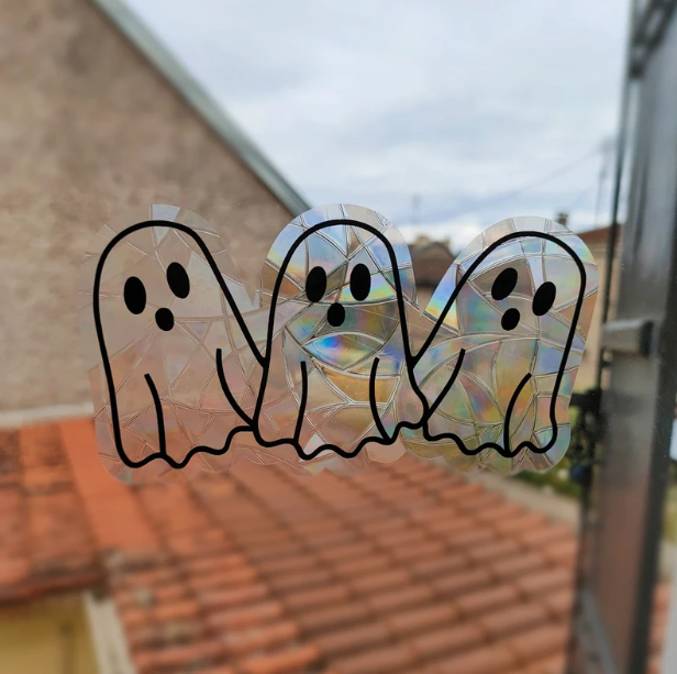 Suncatcher stickers trio fantomes