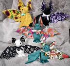 Peluche chauve souris - sur mesure