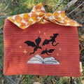 Pochette a livre de Poche "Livre et dragons"