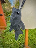 Sac requin-baleine en velours côtelé  - sur mesure