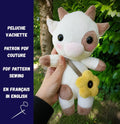 Patron peluche vache PDF