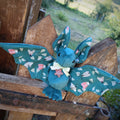 Peluche chauve souris Insecte vert émeraude