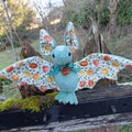 Peluche chauve souris Citrouille Olive