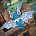 Peluche chauve souris Émeraude Fleurie